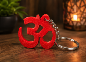 Sacred Om Keychain