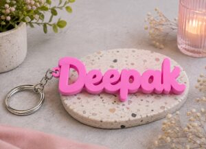 Signature Name Keychain