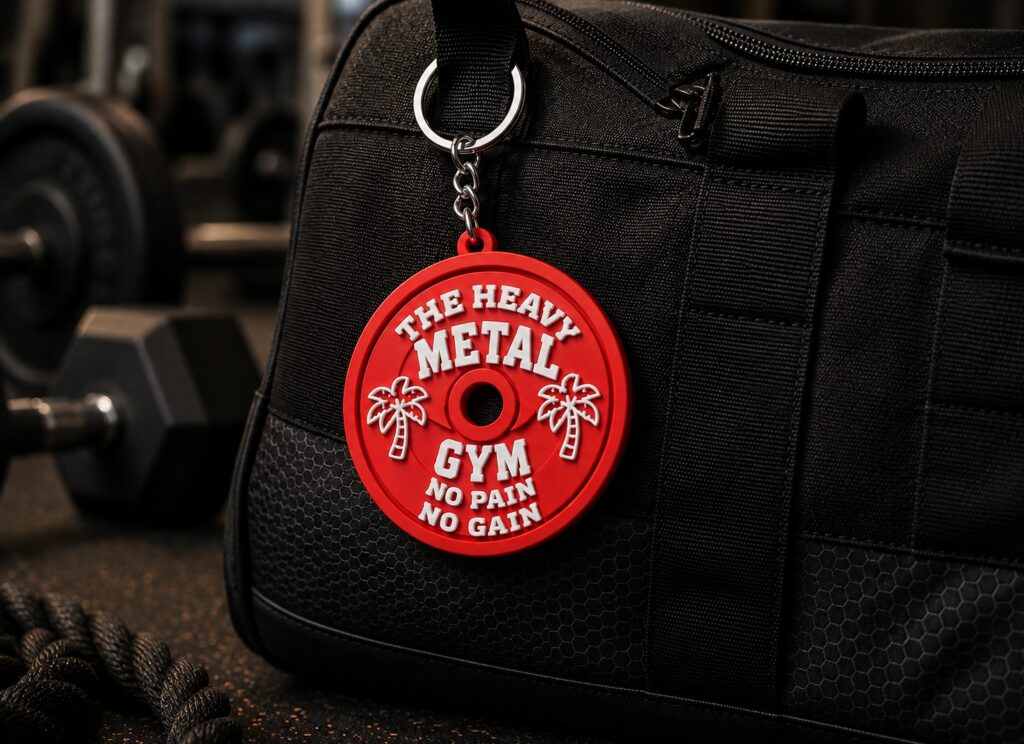 Gym Plate Keychain