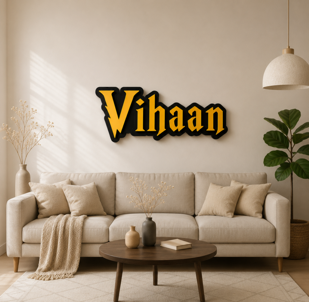 Magic Theme Wall Name boards